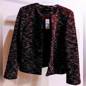 Ann Taylor boucle jacket, size L, NWT
